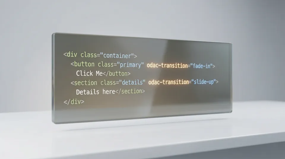 Cinematic SPA Transitions in ODAC.JS